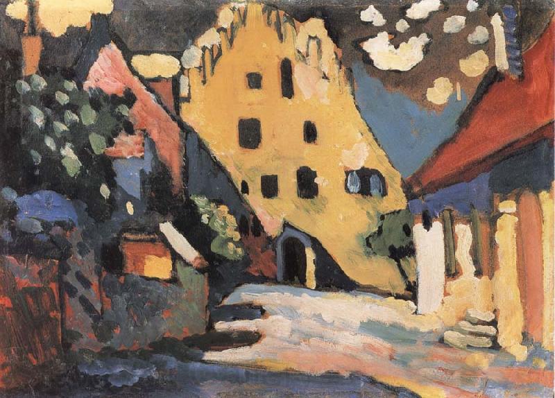 Wassily Kandinsky Murnaui utca Spain oil painting art